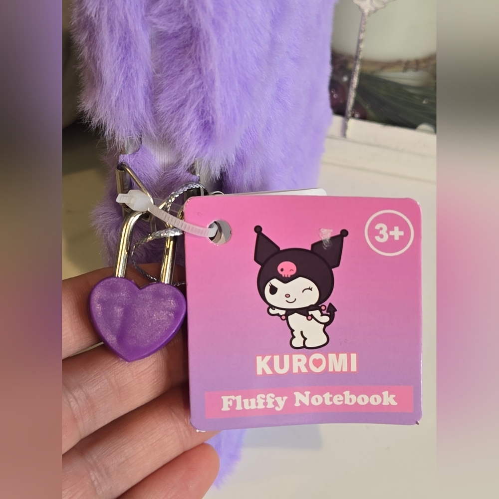 Kuromi Purple Fluffy Notebook - Picture 4 of 4